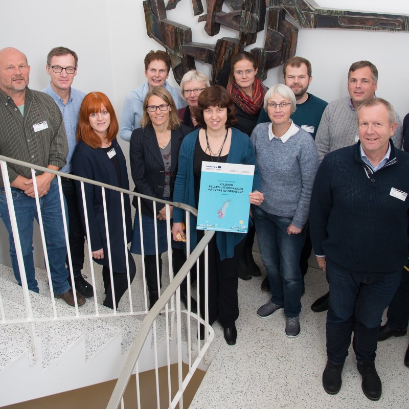 Representanter fra prosjektets partnere i Sverige (RISE og Naturbruksförvaltningen), Danmark (SEGES), Norge (NIBIO) og prosjekteier (Agroväst Livsmedel AB).