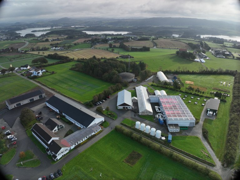 NIBIO Særheim aerial view. Photo: NIBIO