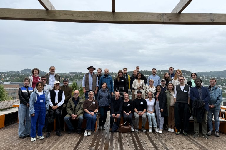 NIBIO er ein av 13 partnarar i WoodStock, som blir koordinert av Ghent University i Belgia. Her frå ei samling i Trondheim i 2025. Foto: WoodStock