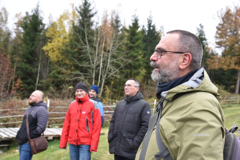 The researchers at Kappaberry recently visited "Raspberry Land" in Drøbak to learn about their experiences with production. Photo: Siri Elise Dybdal