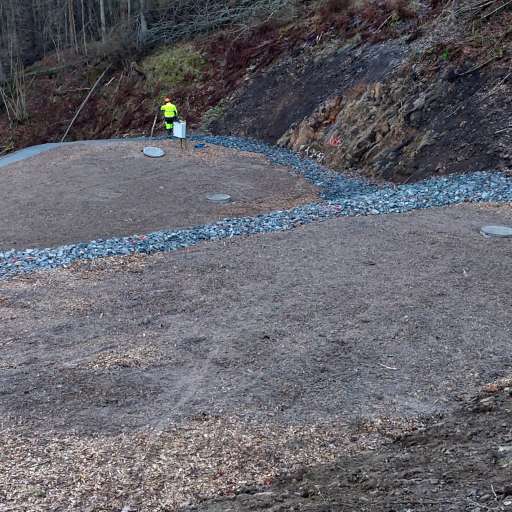 Nfilter installed at waste rock landfill Nibio