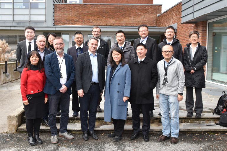 A delegation from China’s Ministry of Science and Technology (MOST) visited NIBIO in Ås to learn about the ongoing collaboration that NIBIO has with Chinese partners. Photo: Siri Elise Dybdal