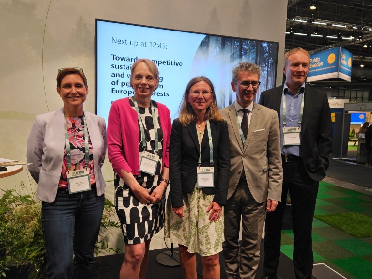 Nike Krajnc, Institute Director, the Slovenian Forestry Institute Johanna Buchert, President and CEO, the Natural Resources Institute Finland (Luke) Charlotte Bengtsson, Executive Director, the Forestry Research Institute of Sweden Peter Mayer, Managing Director, Austrian Research Centre for Forests Bjørn Håvard Evjen, Director Forest and Forest Resources, NIBIO