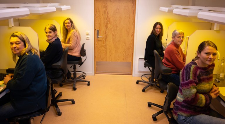 The sensory panel at work. Photo: Erling Fløistad