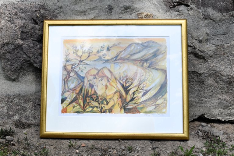 Prisen består av et spesielt trykk i lavt opplag, laget av kunstneren Otto Østenstad fra Ås. Foto: Siri Elise Dybdal