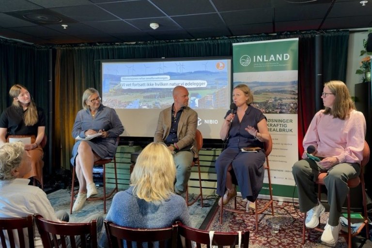 Fra paneldebatten under Arendalsuka 2026. Foto: Mari Vold Hansen