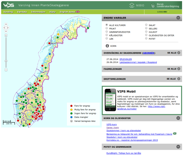 Slik såg Vips ut i 2014.