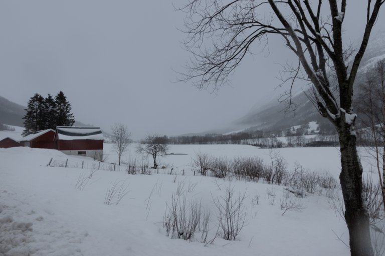 Store nedbørsmengder, særskilt haust og vinter,gjer utfordringane med drenering ekstra store på Vestlandet. I dei mest nedbørsrike områda kan det koma meir enn fire tusen millimeter regn kvart år. Det er nesten fem gonger så mykje som i Oslo.  Foto: Hege Ulfeng