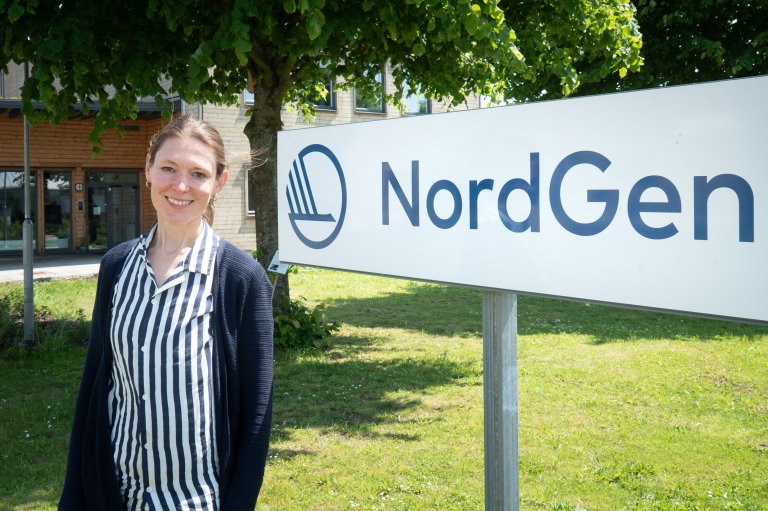 fagleder Linn Borgen Nilsen ved Norsk genressurssenter i NIBIO. Foto: Jonatan Jacobsen, NordGen
