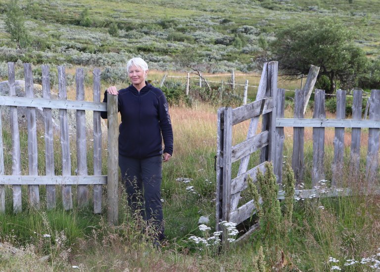 Seterkartleggjar Kari Stensgaard. Foto: Oskar Puschmann