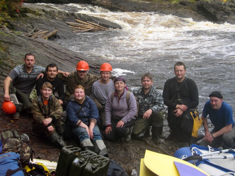 Forskergruppen - Foto Ivan Bolotov, Northern Arctic Federal University i Arkhangelsk