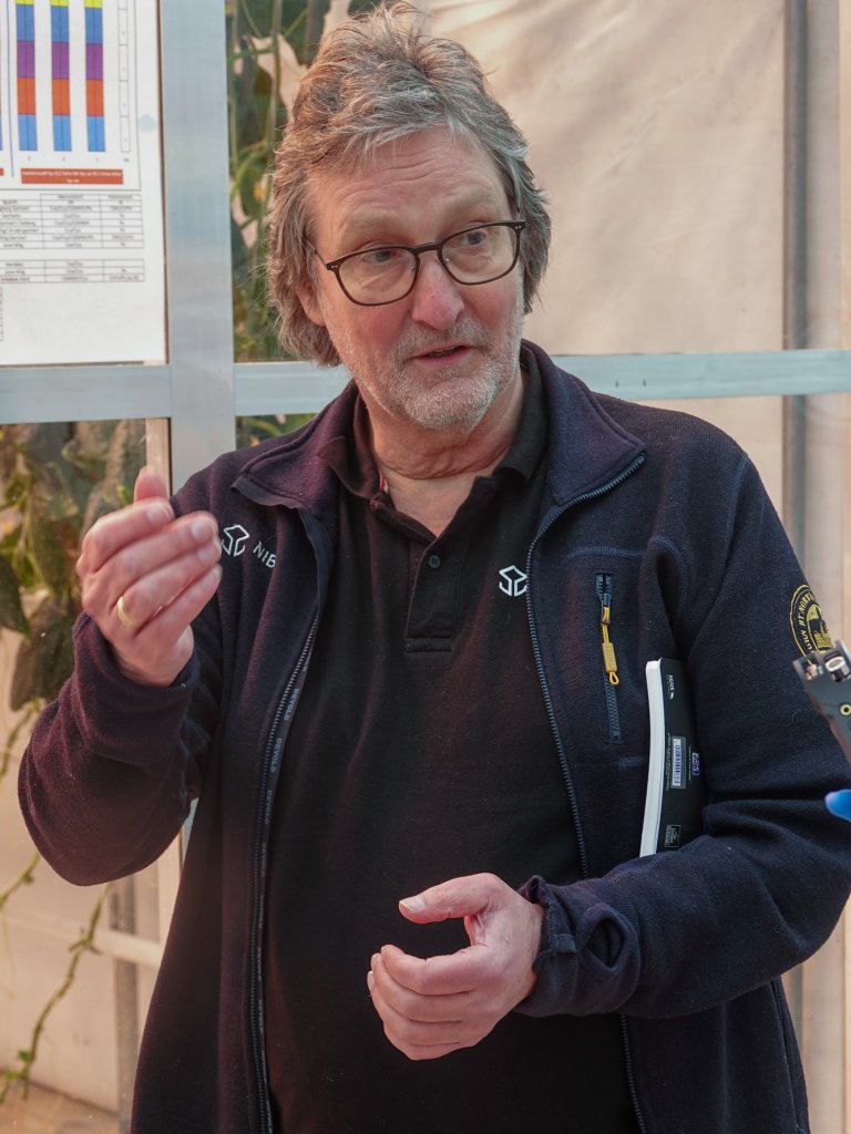 Forsker Michel Verheul fra NIBIO Særheim deltar på "Game for Guac" i Bergen. Foto: Morten Günther