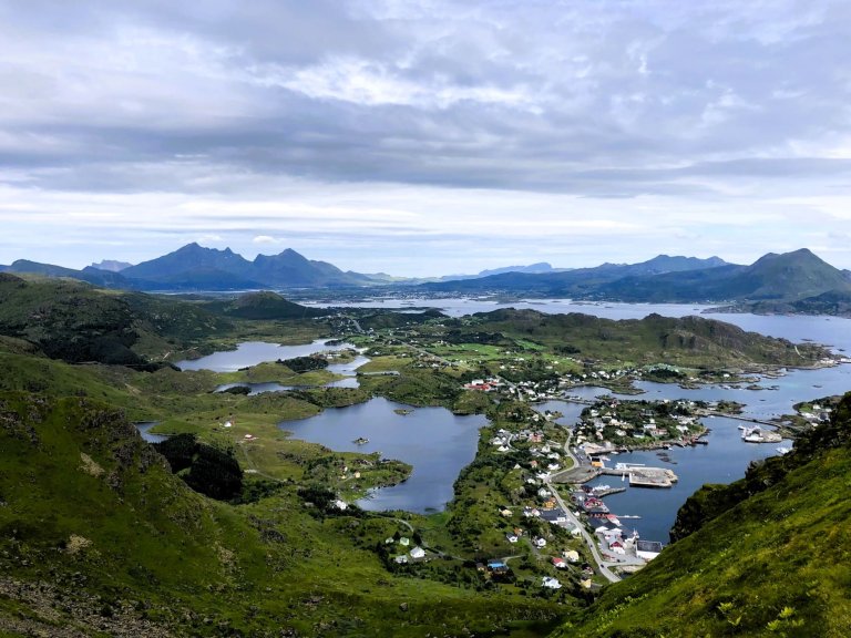 Ballstad in Lofoten supports local food production through agriculture, fisheries, and aquaculture. Photo: Ellen Elverland / NIBIO