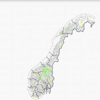 Dekning av vegetasjonskart