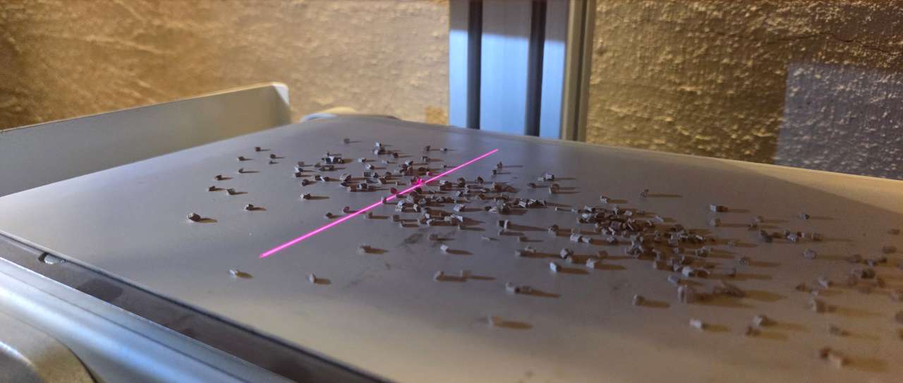 Partikkelanalyse av biologisk innfyll