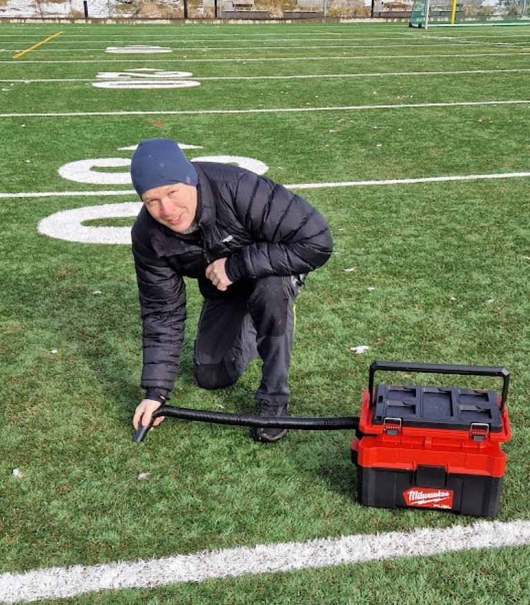 Prøvetagning på kunstgressbane